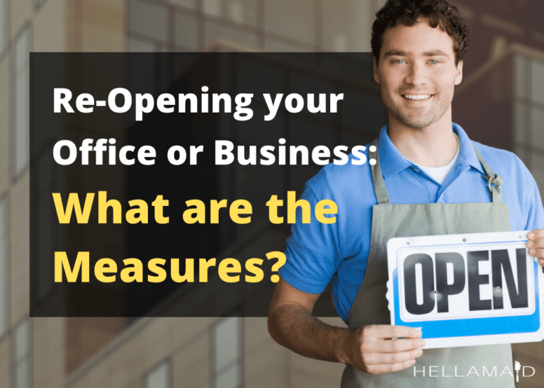 measures to re-open your business or office