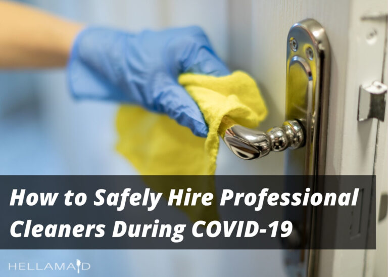 how to hire a cleaner during covid