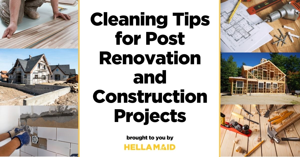 cleaning service for post renovation and post construction projects