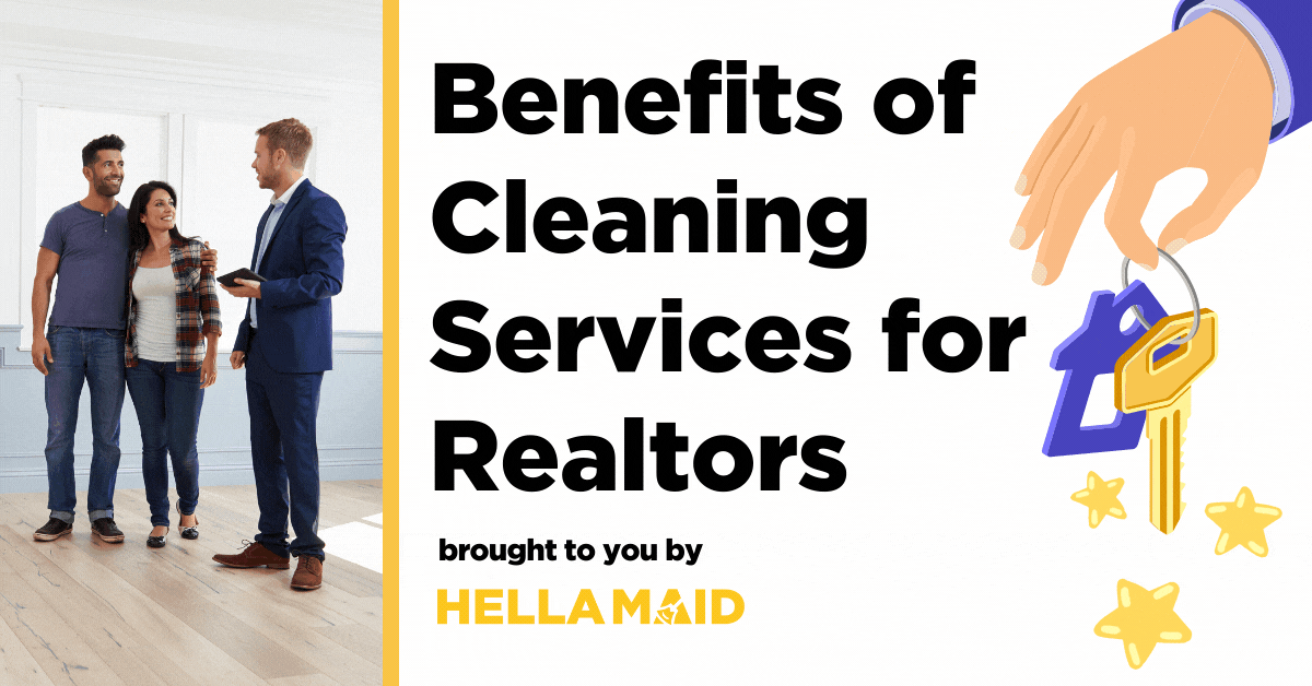 Hellamaid offers cleaning services for realtors and real estate