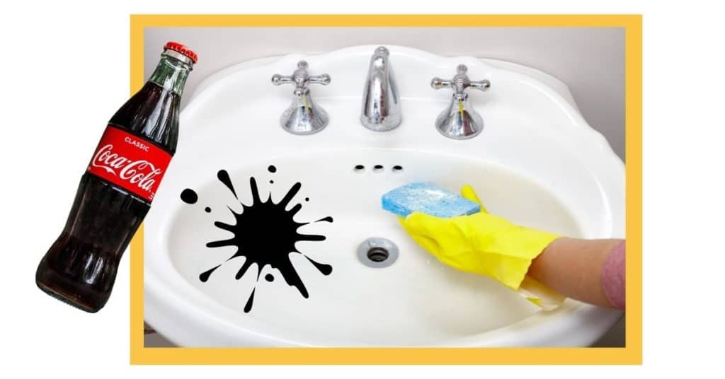 How to clean bathroom sink stains