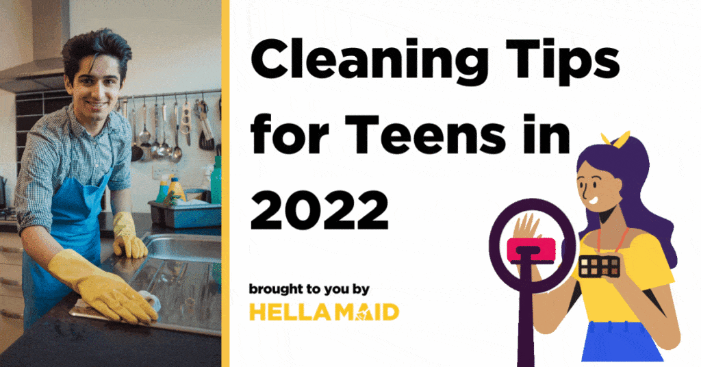 house cleaning tips for teenagers