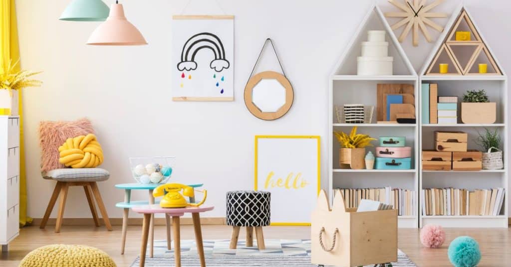 How to clean child's playroom