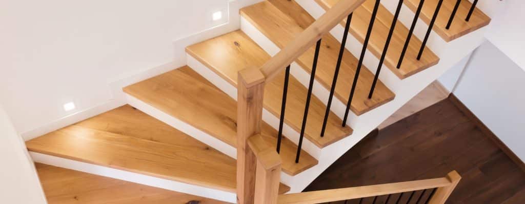 Wood staircase