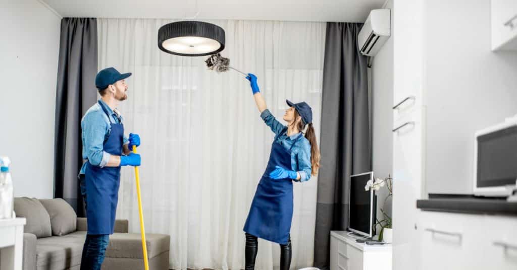 Hire professional cleaners