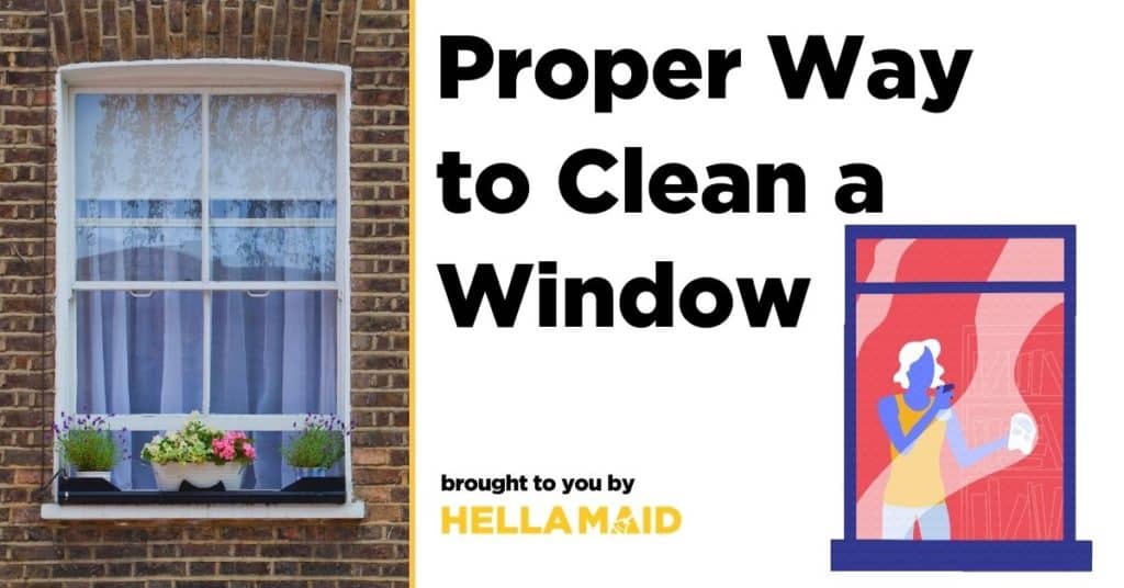 How to clean window glass, sill, and tracks