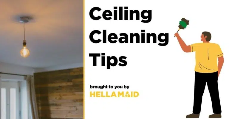 ceiling cleaning tips