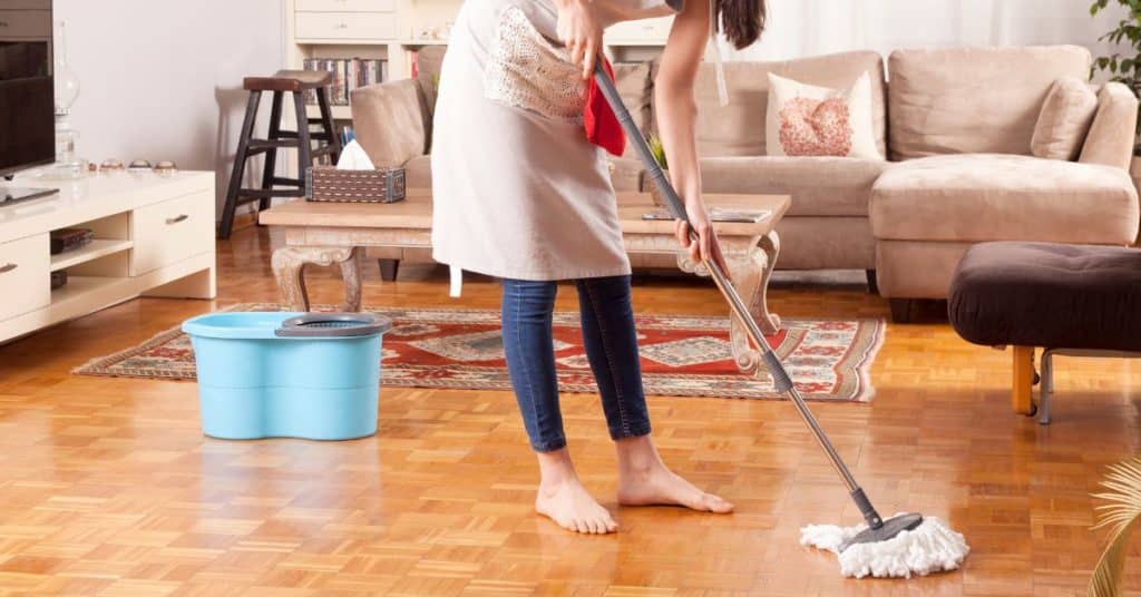 clean the floors 