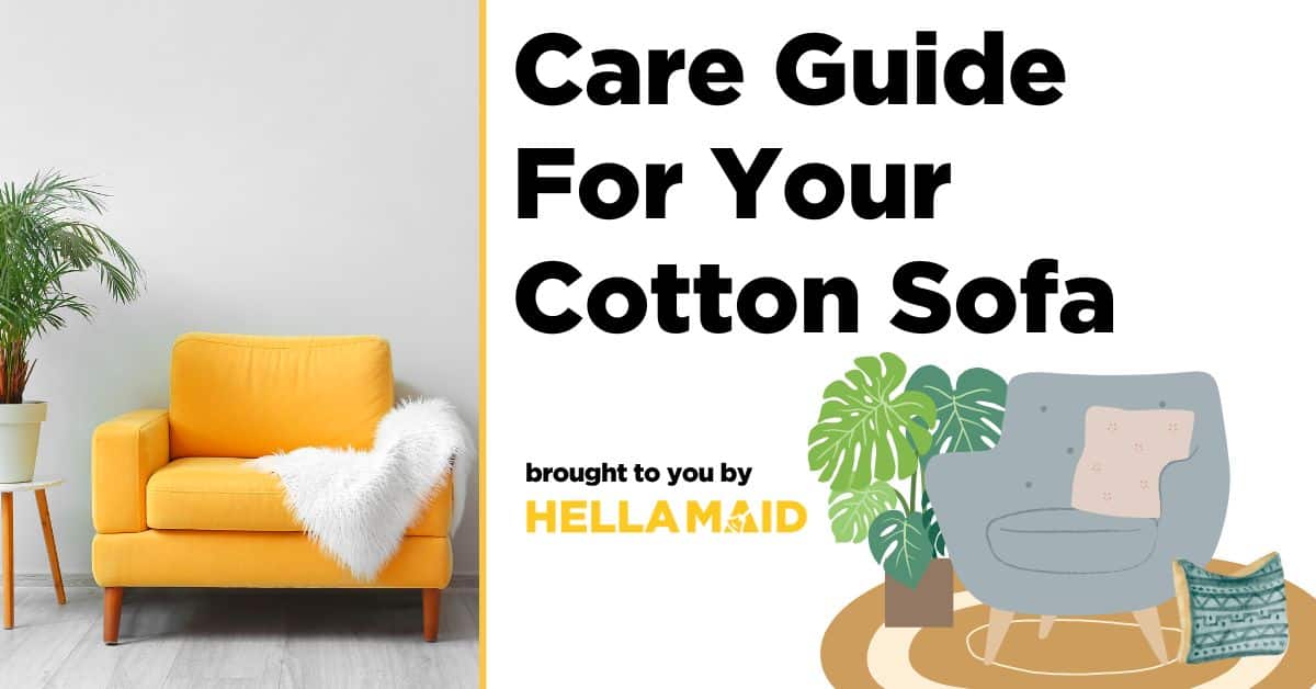 Care guide for your cotton couch
