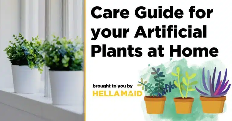 Care guide for your artificial plants and flowers