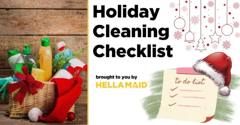 Holiday cleaning checklist