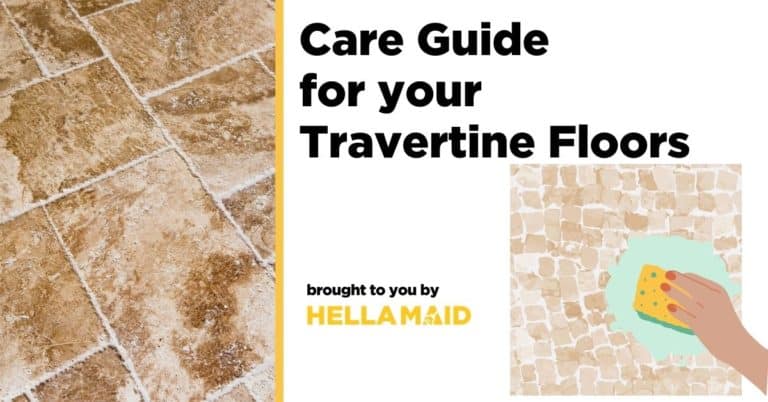 Care guide for travertine floors