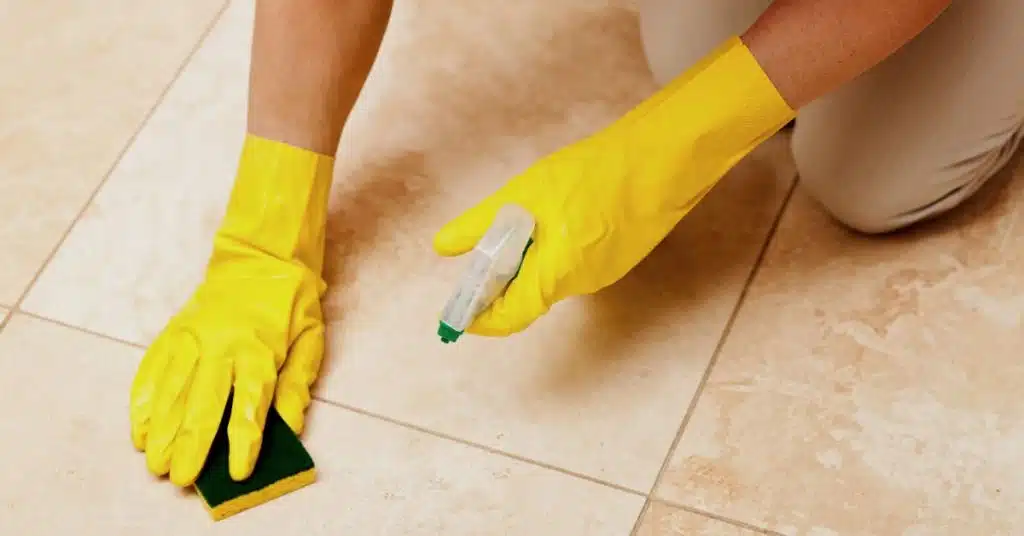 How to clean a travertine flooring
