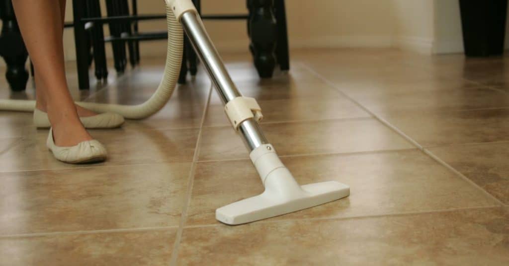 Travertine floor cleaning
