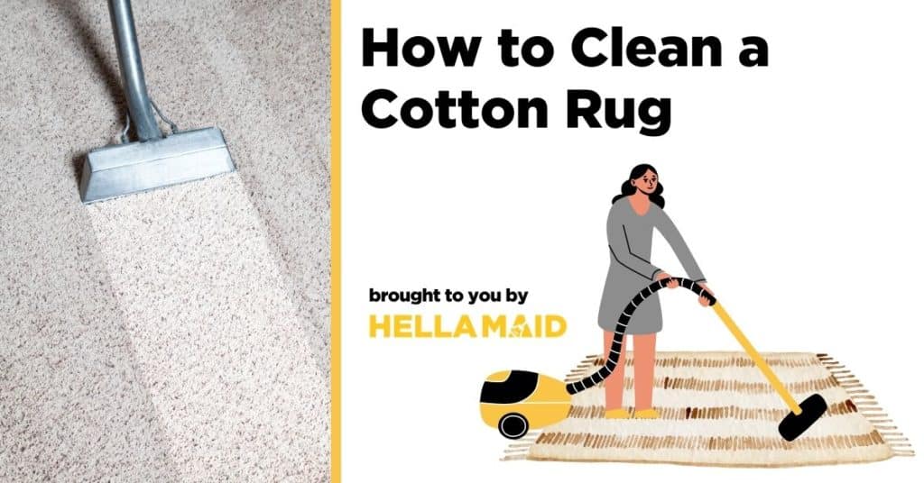 How to clean a cotton rug