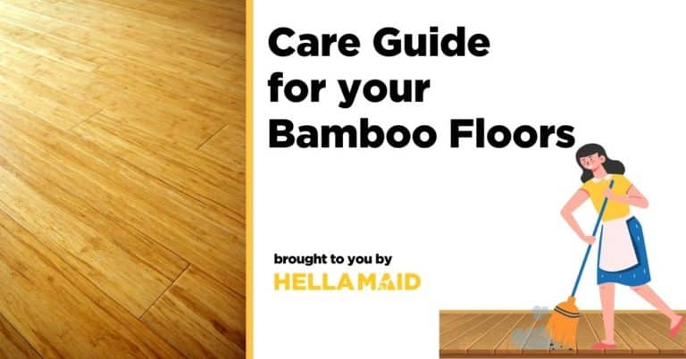 Care guide for your bamboo floors