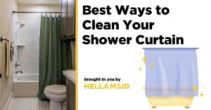 How to clean a shower curtain