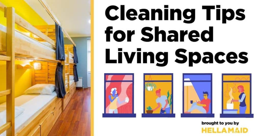Cleaning tips for shared living space
