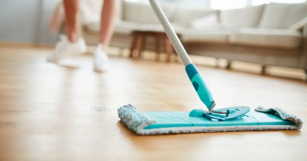 Cleaning cork floors