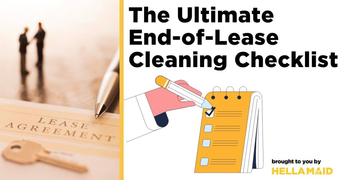End-of-lease Cleaning Checklist