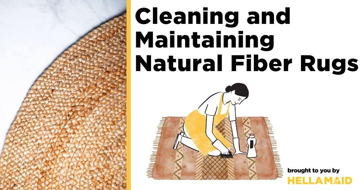 Care guide for natural fiber rugs