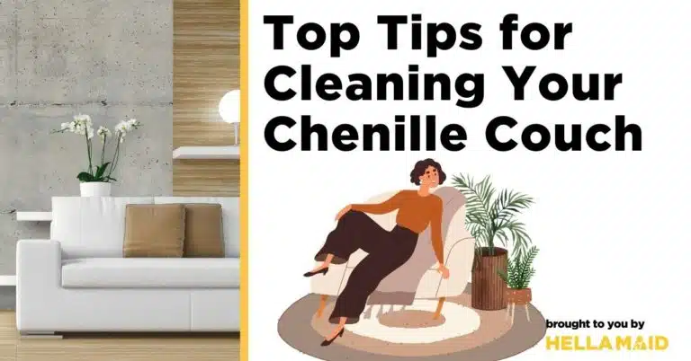 Cleaning tips for chenille couch