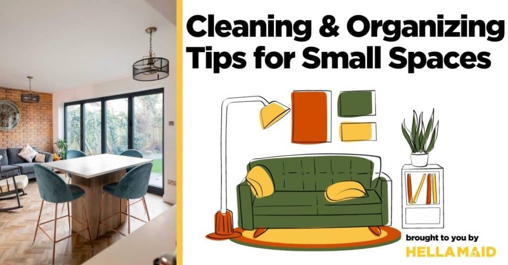 Cleaning and organizing tips for small spaces