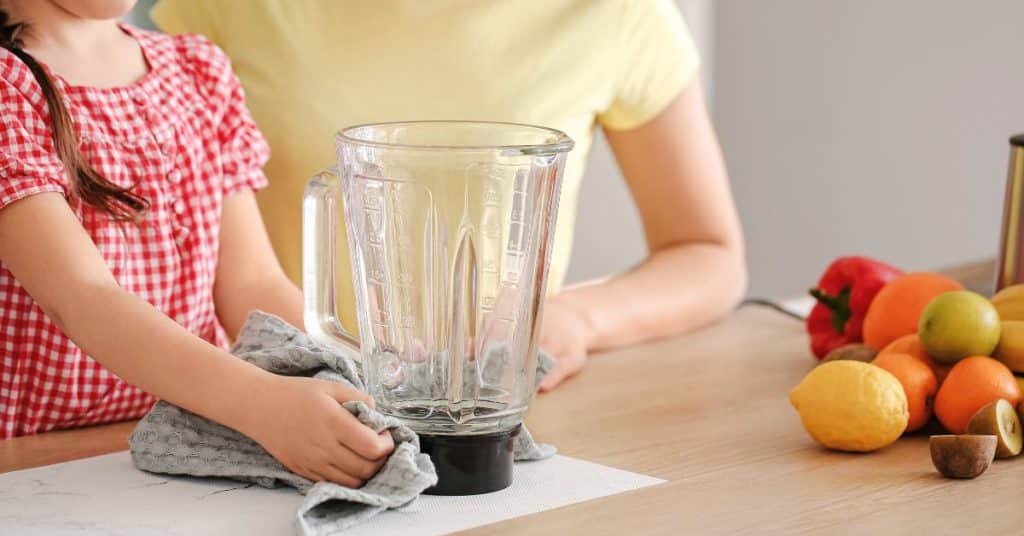 Clean Your Blender with Dish Soap and Water