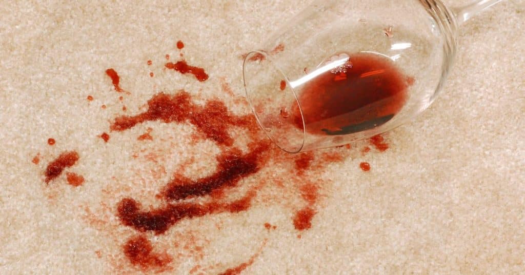 removing red wine stain