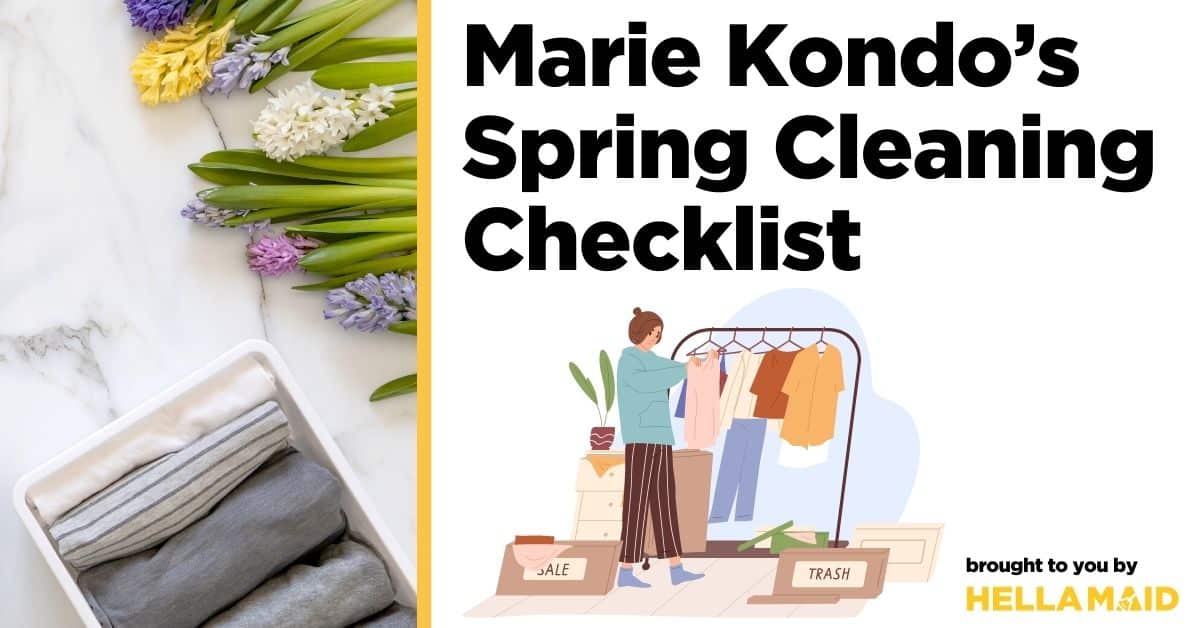 Marie Kondo's Spring Cleaning Checklist