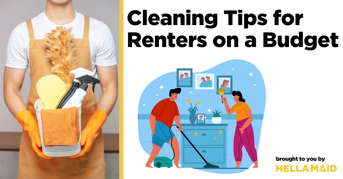 cleaning tips for renters on a budget