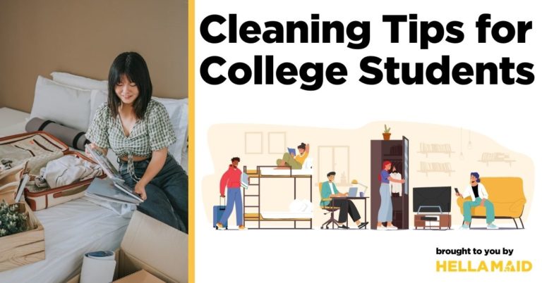Cleaning Tips for College Students