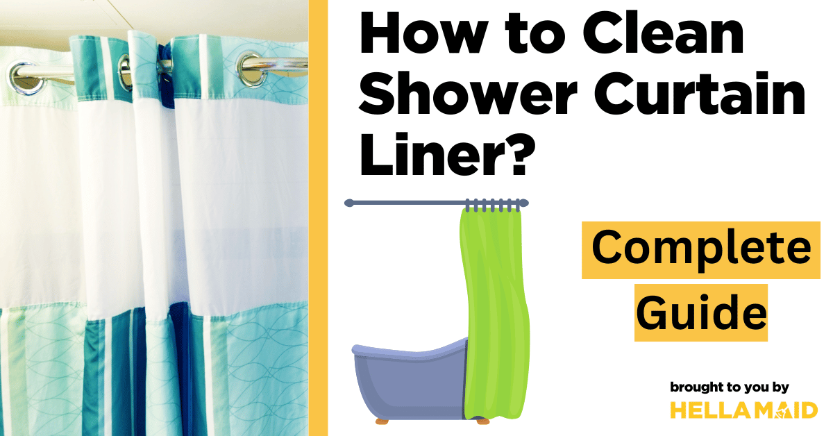 how to clean shower curtain liner