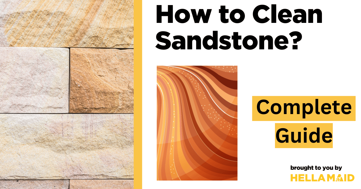 how to clean sandstone