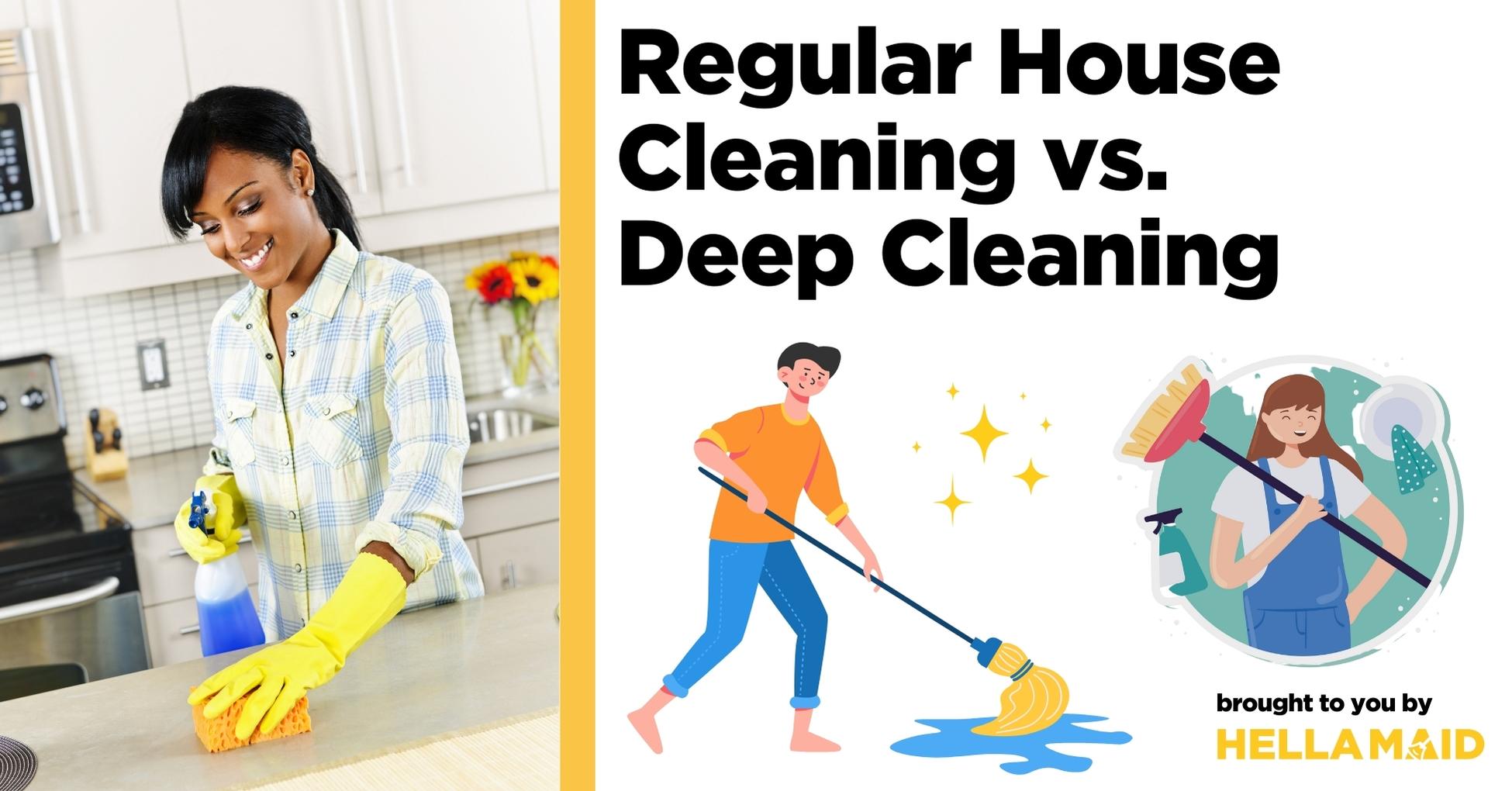 Difference Between Deep and Regular Cleaning