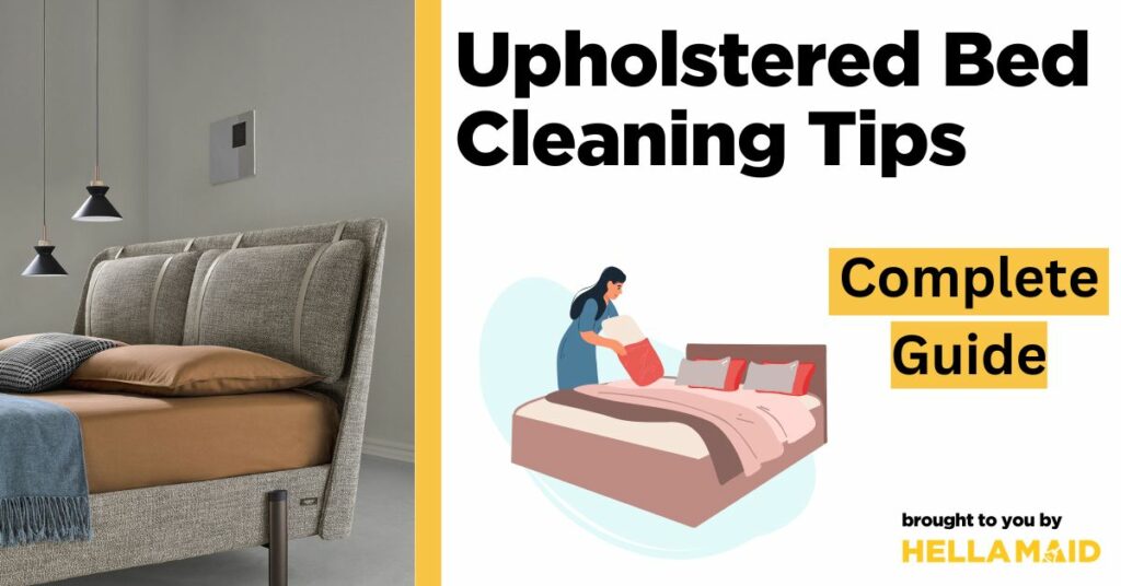 upholstered bed cleaning