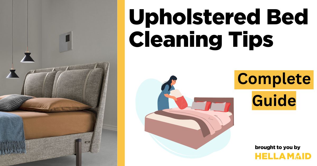 upholstered bed cleaning