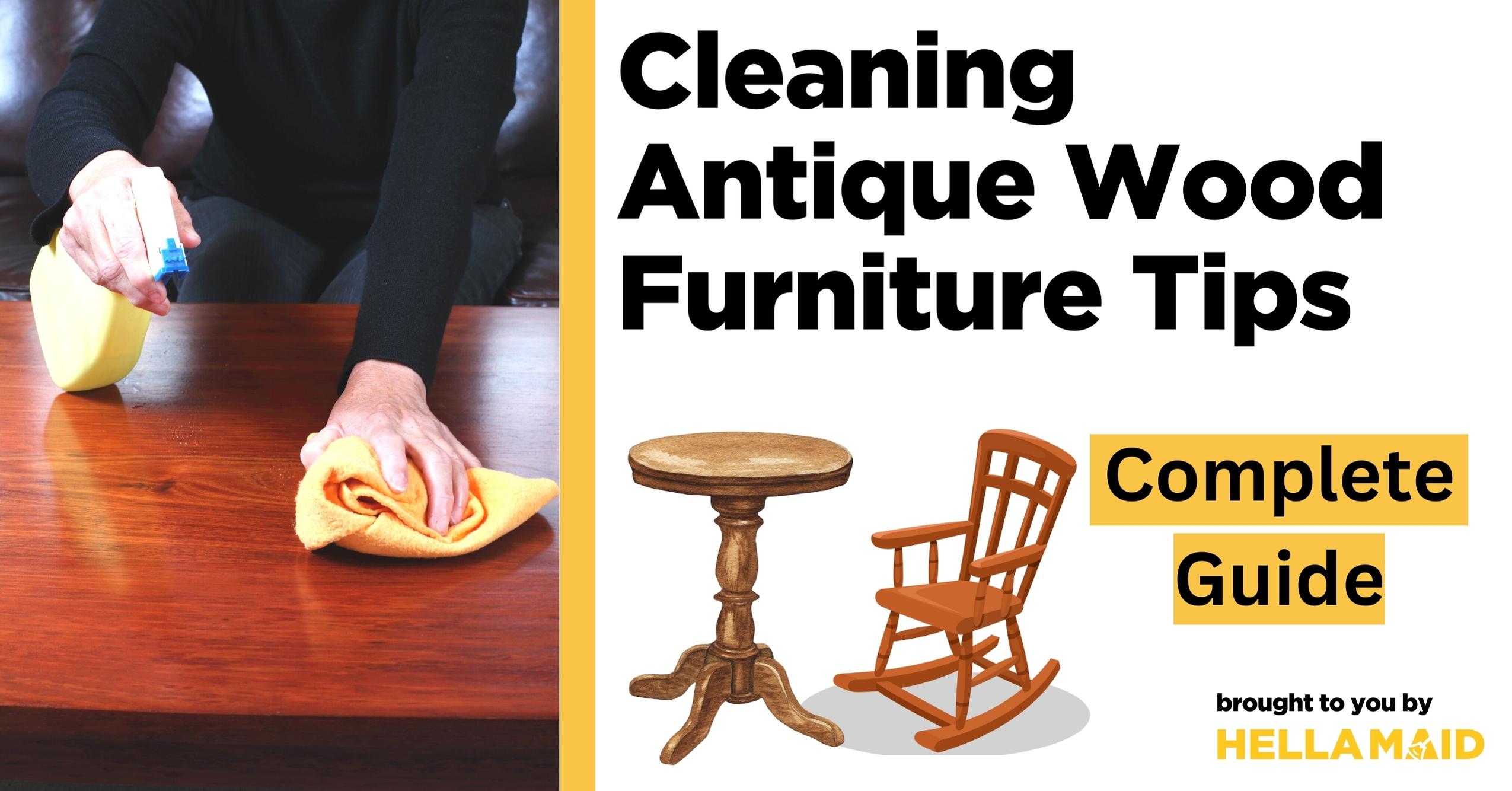 cleaning antique wood furniture