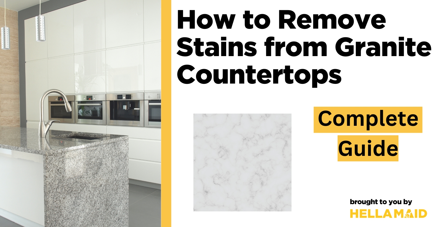 how to remove stains from granite countertops