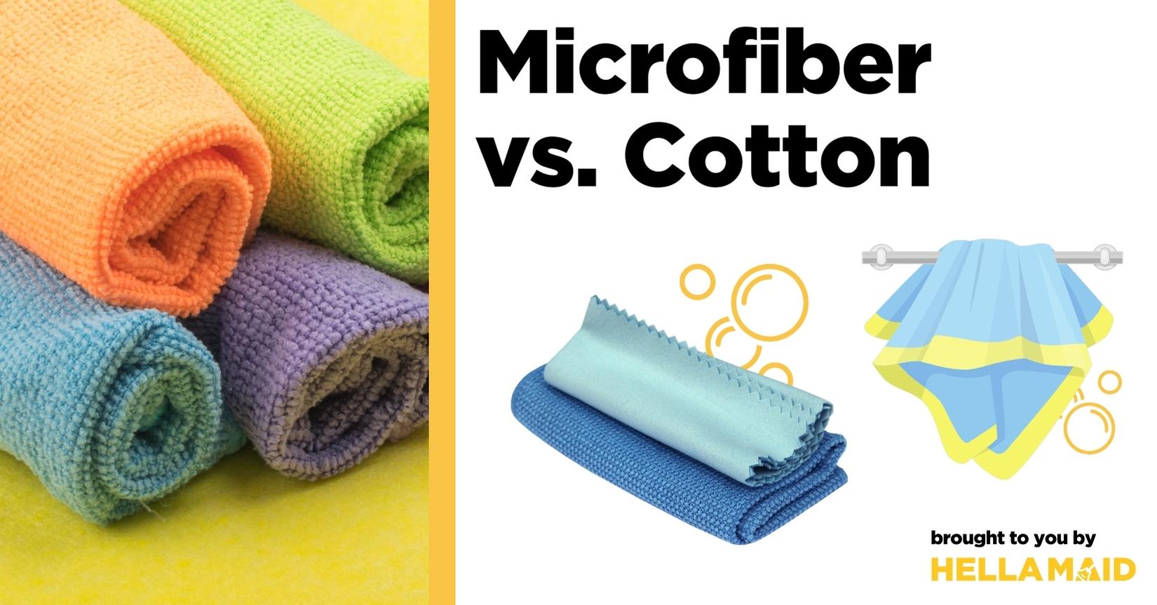 microfiber vs cotton cloth