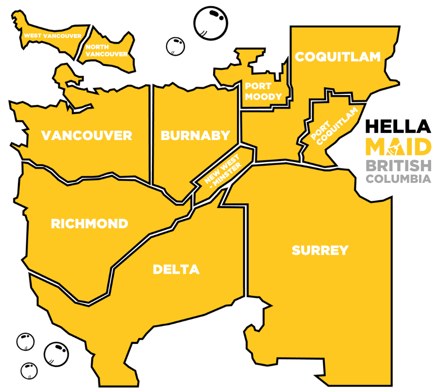 vancouver service area map hellamaid