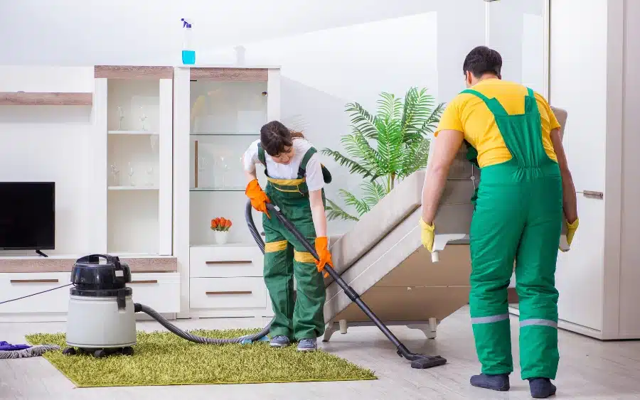 deep cleaning carpet