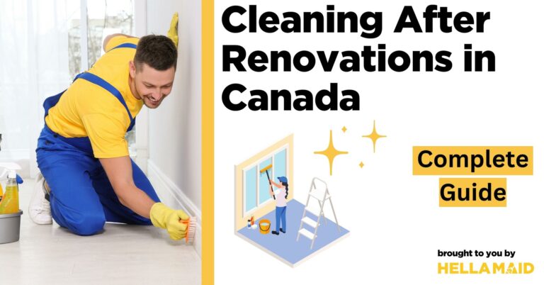 cleaning after renovations canada