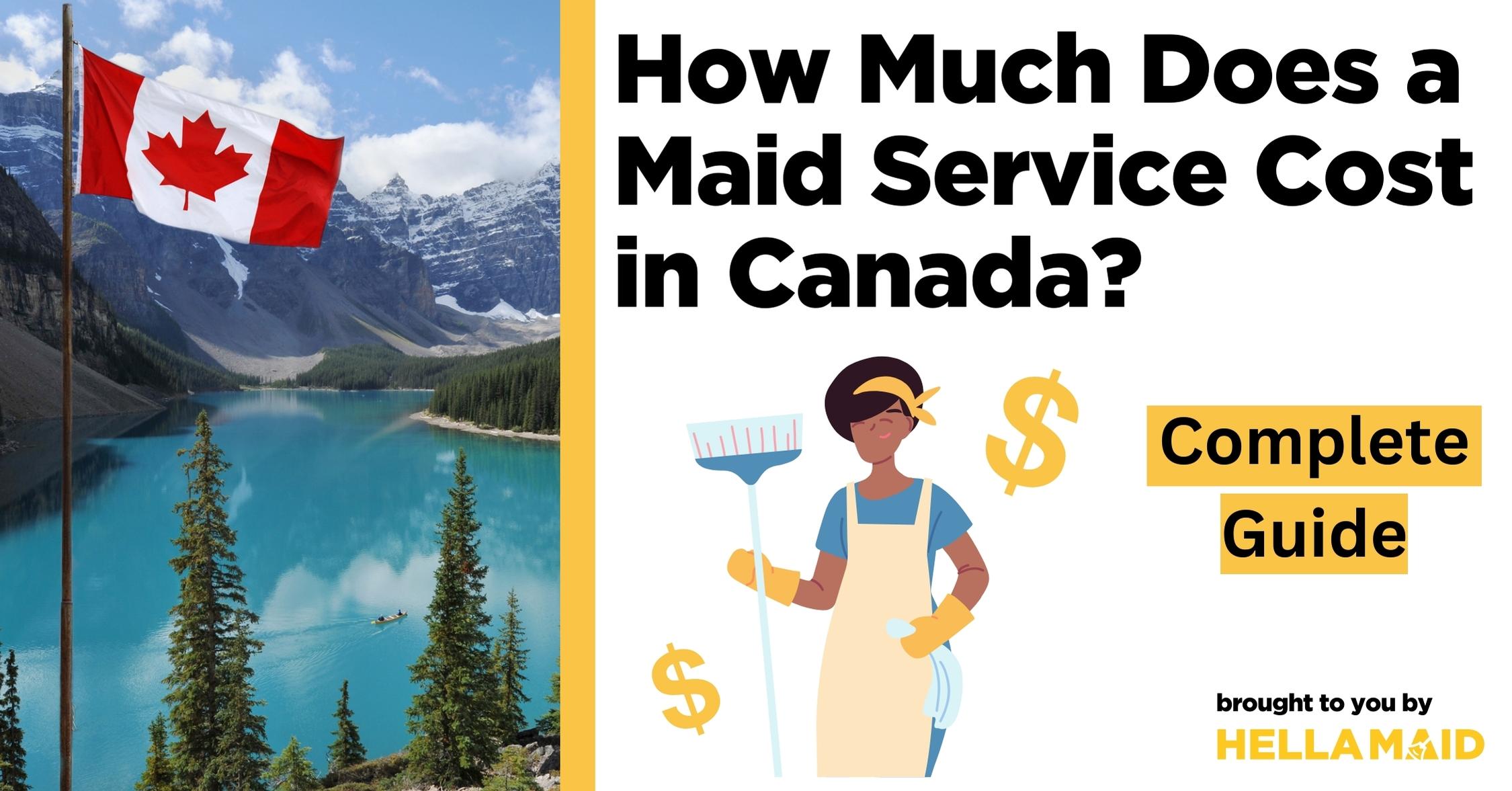 maid service cost in canada
