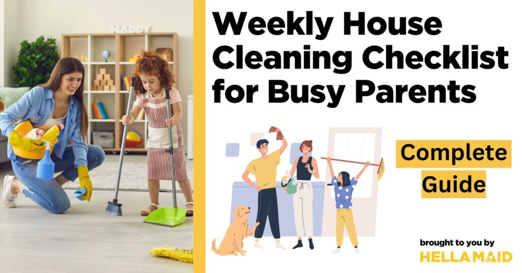 weekly house cleaning checklist