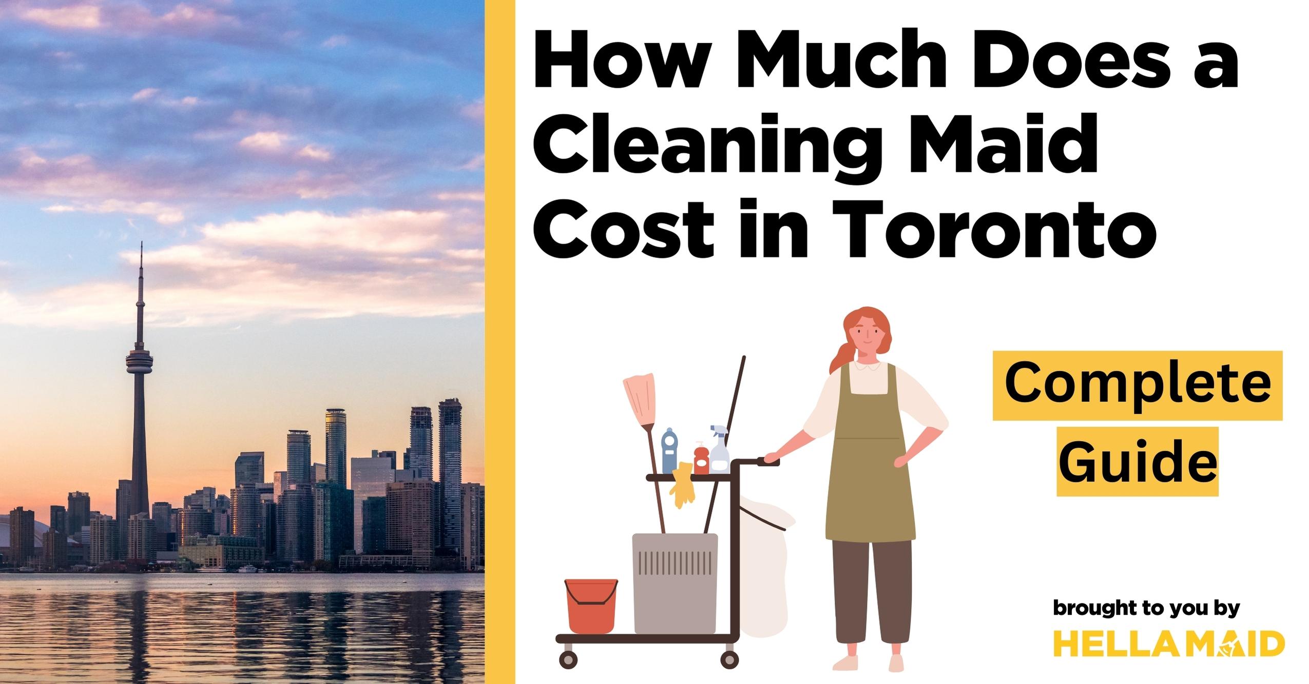 cleaning maid cost toronto