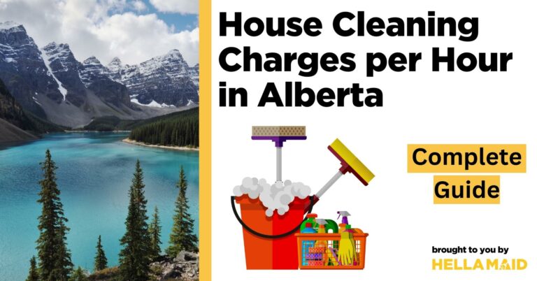 house cleaning charge per hour Alberta