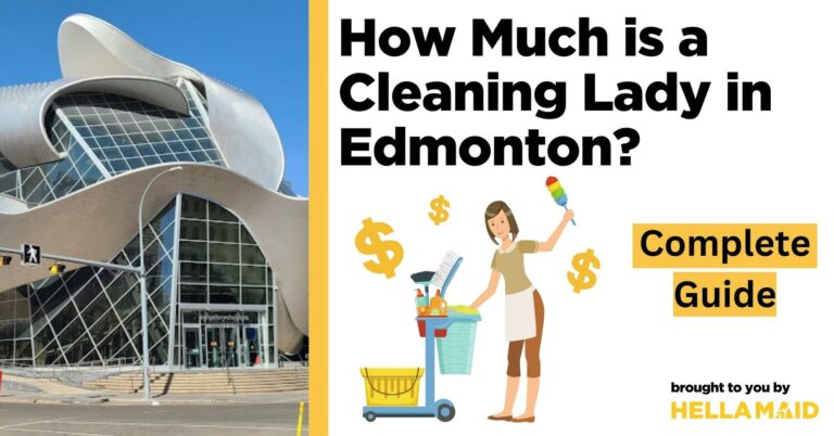 cleaning lady cost Edmonton