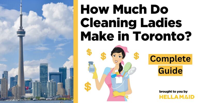 cleaning lady salaries toronto