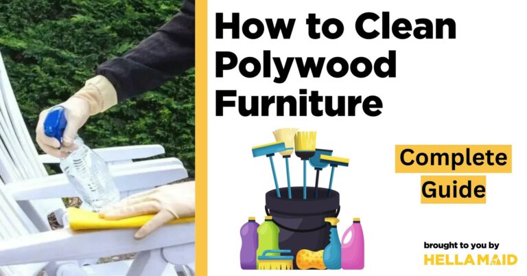how to clean polywood furniture
